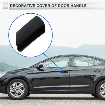 Front Left Door Knob Cover for BMW 7-Series G11 G12 (2017–2022) No. 51217474681 Black