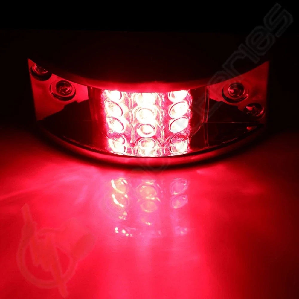 4X 5 Inch Red Side Signal Turn Indicator Light for Pickup Lorry Truck Van