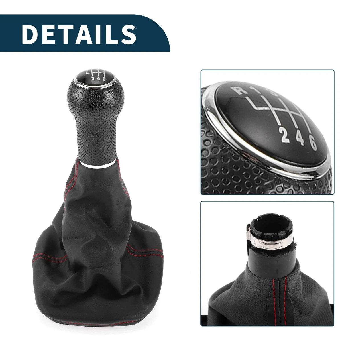 6 Speed Gear Shift Knob with Cover No. 1J0711113C for Volkswagen Golf Mk IV (1998–2006)