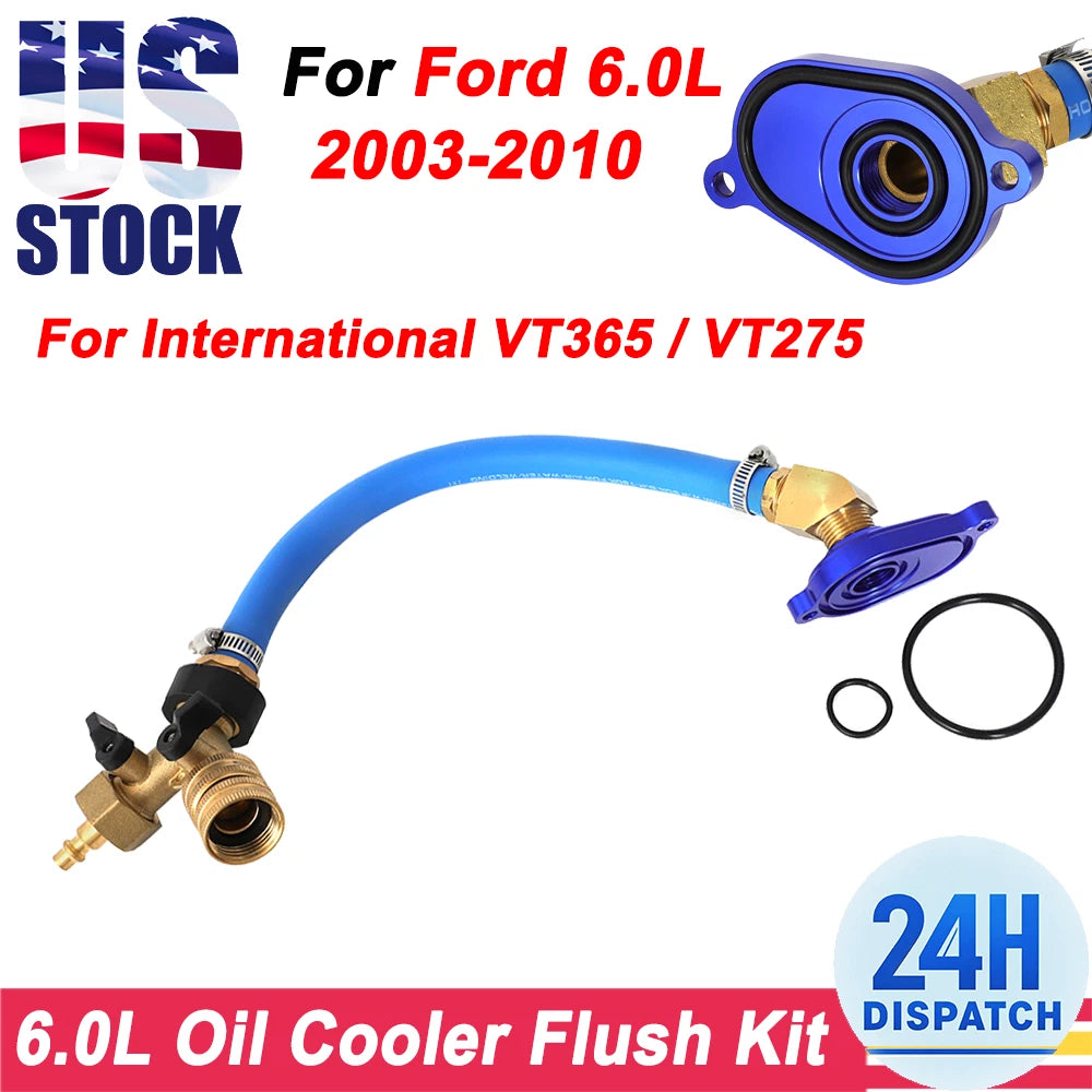6.0L Oil Cooler Back Flush Kit Tool for VT365/VT275