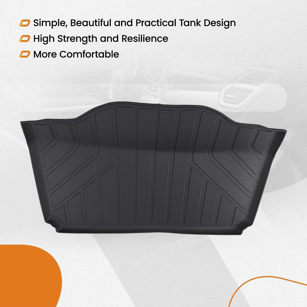Black Cargo Mat Liner for Chevrolet Trax/Buick Encore (2013–2023)