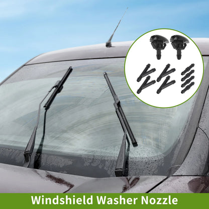Windshield Washer Nozzle with Hose Connector for Nissan (No. 289313S500)