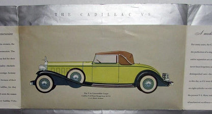 Color Sales Folder for Cadillac LaSalle (1932) Silver Metallic Printing