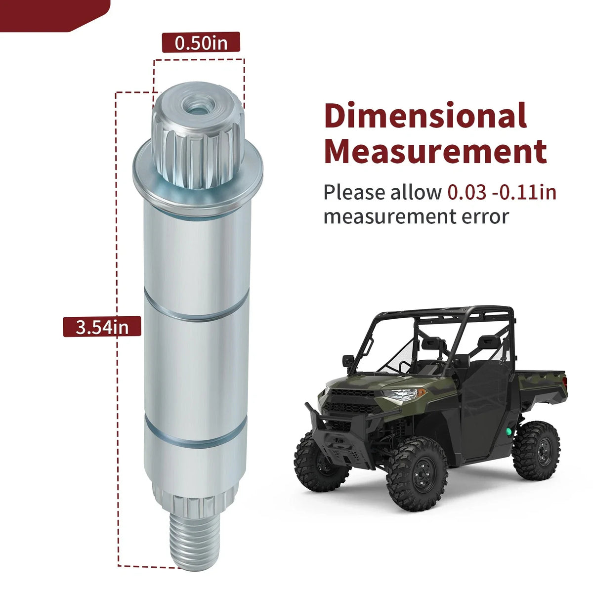 Main Gearcase Shift Shaft 3235238 for Polaris RZR 900 (2014–2025) RZR 4 900 (2014–2018)