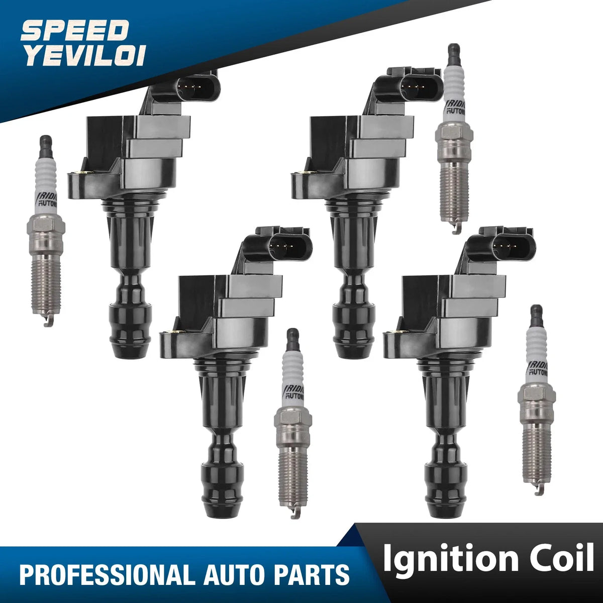 4Pcs Ignition Coil Pack for Buick Chevrolet Equinox Malibu (UF491) (2010–2016)