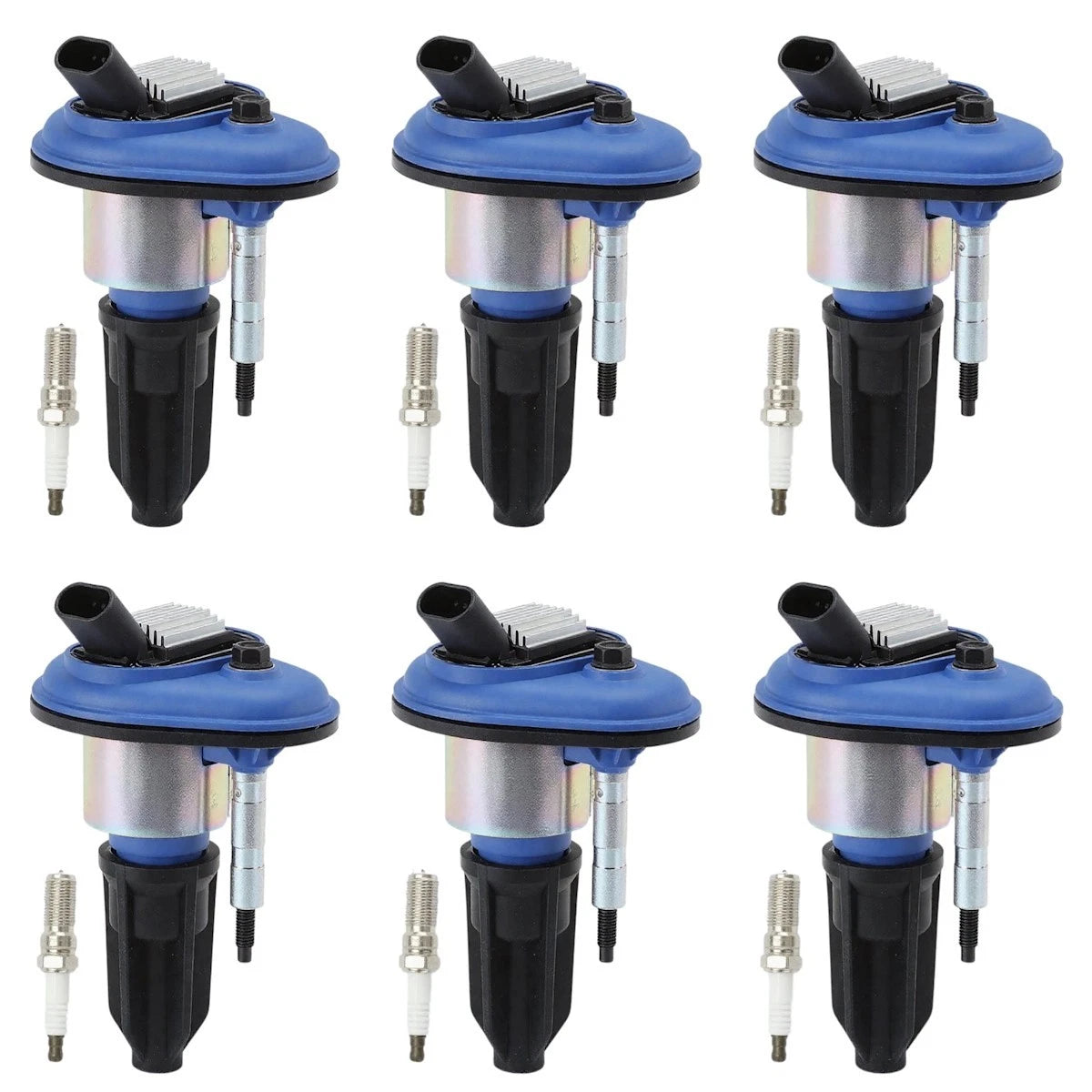 Ignition Coil and Spark Plug Kit for Chevy Olds Isuzu Ascender (2005–2008) - 18085071, UF303T, 12568062, 71760623, 8125690620