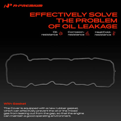 Left Engine Valve Cover w/ Gasket for Dodge Dakota Jeep Chrysler 4.7L (2000–2004) - 53021829AA, 53021829AD, 264-928