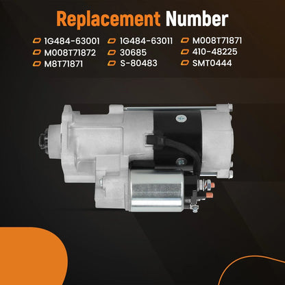 Starter Motor for Carrier Transicold X2-2100 (A/R CT4-134-CI V22003L)
