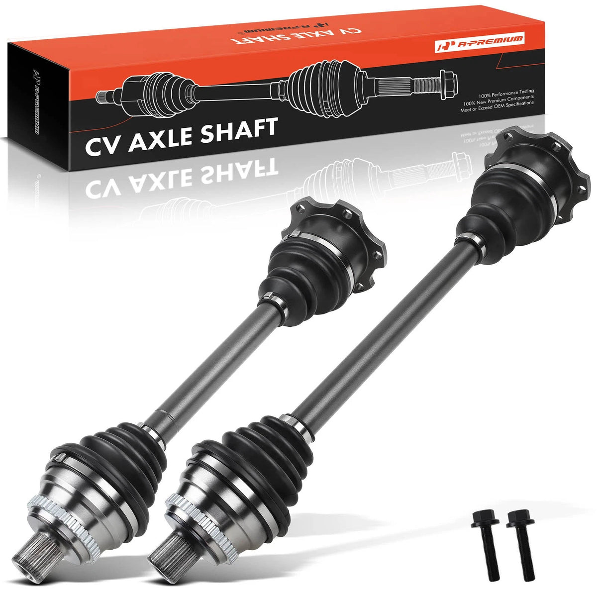 A-Premium 2X Front CV Axle Assembly for Audi A6 (1995–1998) 4A0407271BF, 4A0407272BF