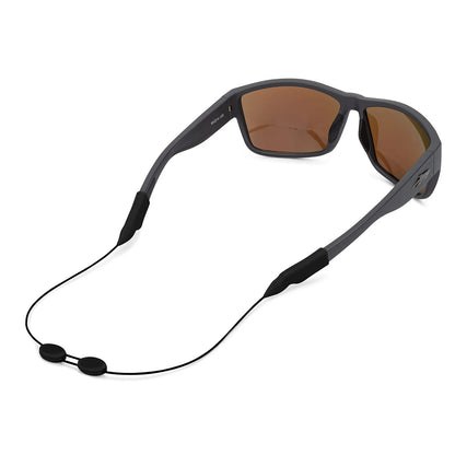 2X Adjustable Sunglasses Retainer Strap for Pilotfish (16 Inches, Black)