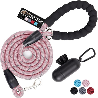 Heavy Duty Reflective Dog Leash for Small Dogs (33lb)