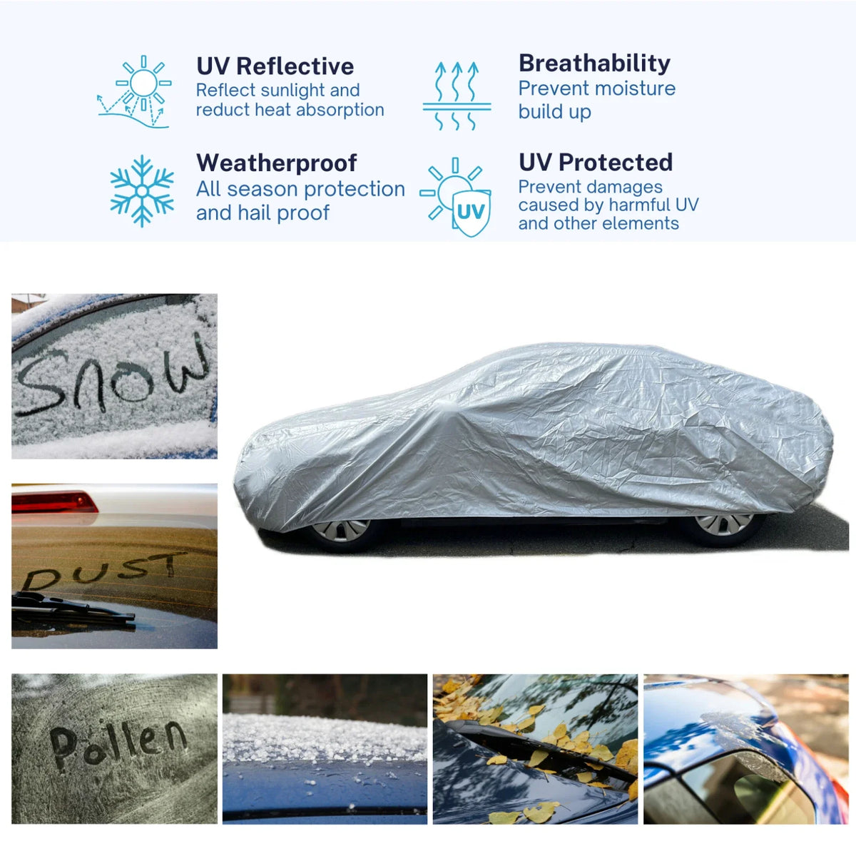 Heavy Duty Waterproof Car Storage Cover for Toyota Corolla Sedan (2020–2025)