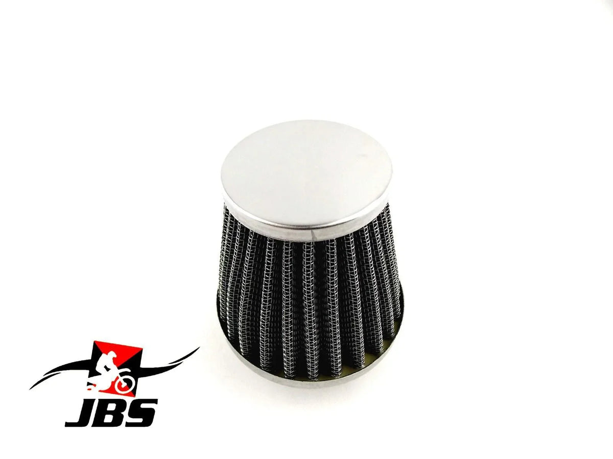 Hi Flow 35mm Chrome Pod Air Filters for Suzuki GT185