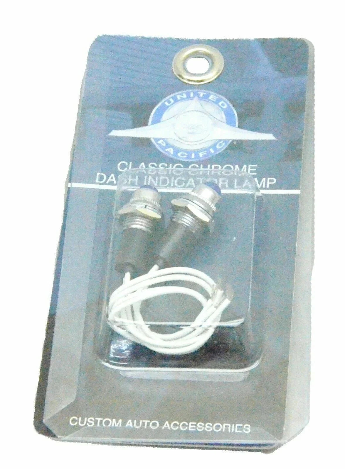 Set of 2 Dash Pilot Light Indicator Control Blue Bulb 3/8" Hole UP#40052