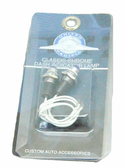 Set of 2 Dash Pilot Light Indicator Control Blue Bulb 3/8" Hole UP#40052