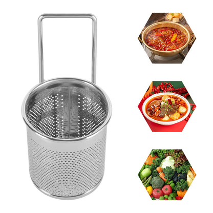 304 Stainless Steel Hot-pot Mesh Net Basket Strainer for Noodles