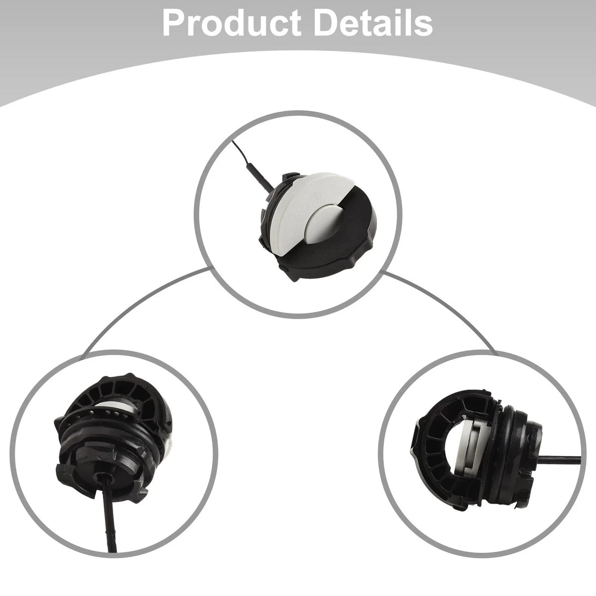 Set of 3 Backpack Blower Tank Lids for Stihl BR500 BR550 BR600