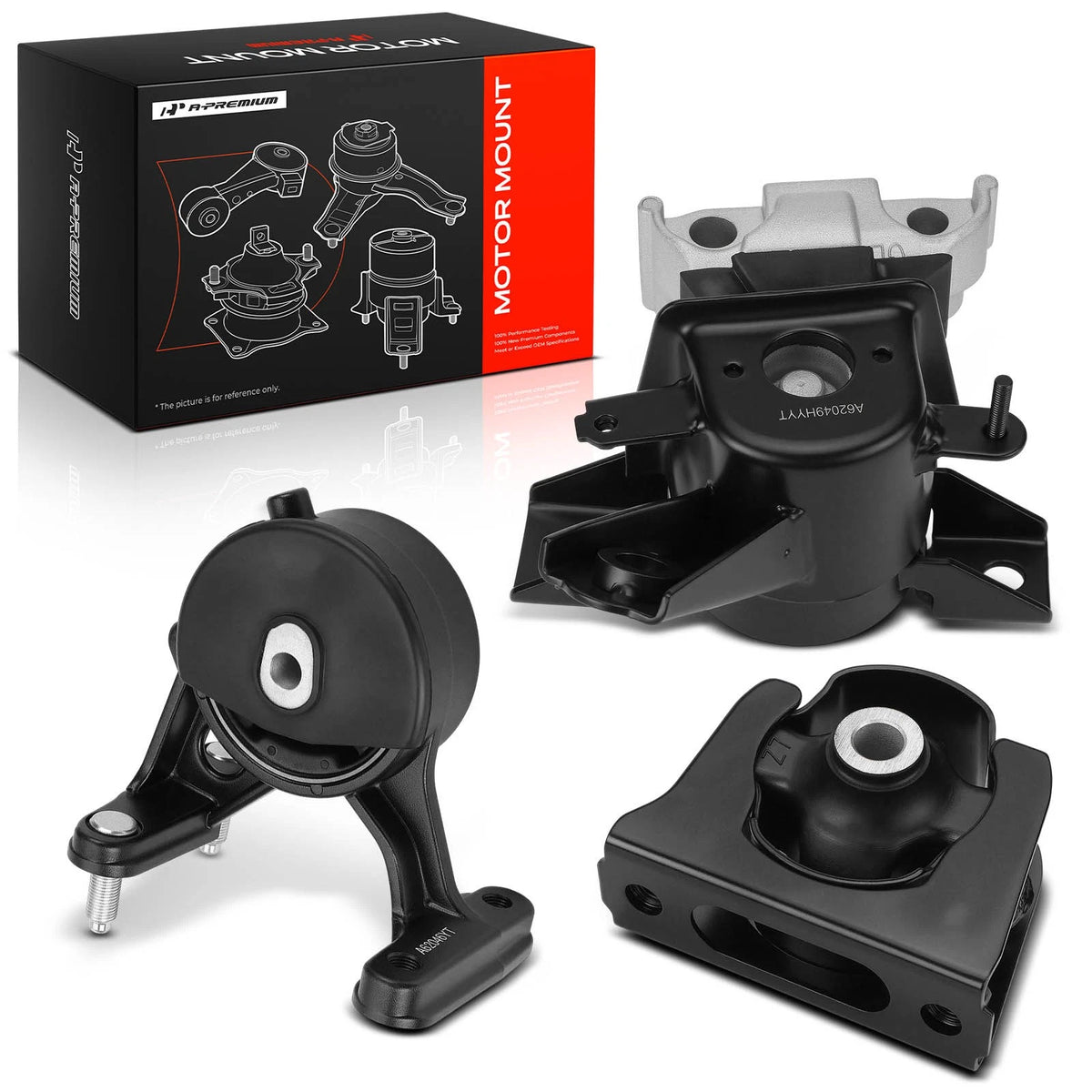 3X Engine Mount for Toyota RAV4 (2006–2008) 9497, EM-9497, 1236128250