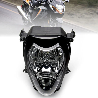 Clear Headlight Lamp Assembly for Suzuki Hayabusa GSX1300R (1999–2007)