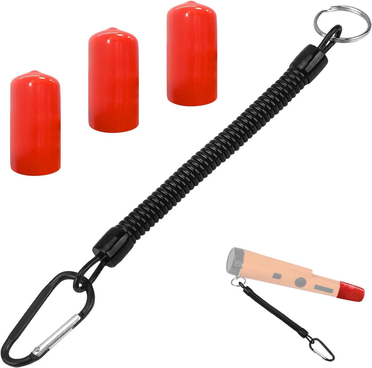 Pinpointer Tip Protectors and Lanyard for Garrett Pro-Pointer AT W