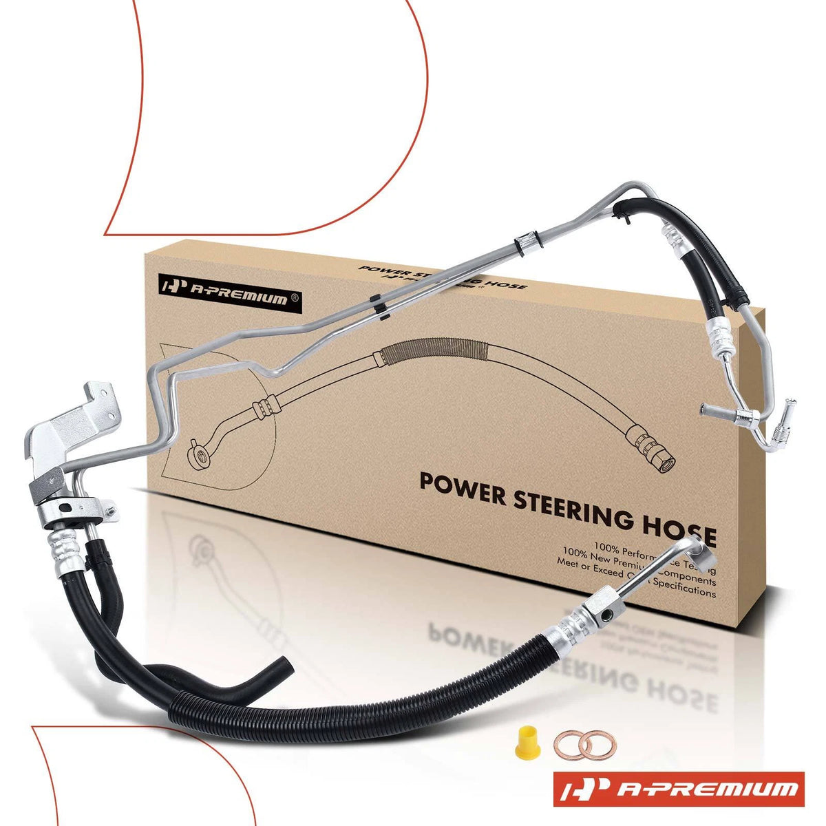 Power Steering Pressure & Return Line Hose for Nissan Frontier Xterra (2005–2019) - 497109Z400, 3403672