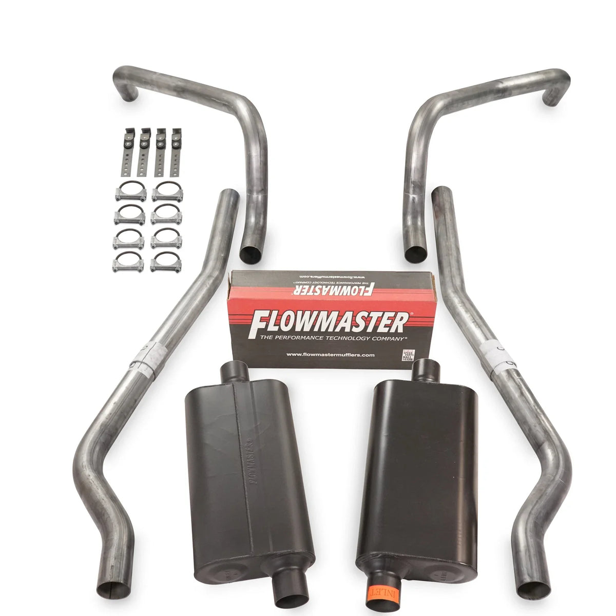 3" Dual Exhaust Kit for Chevy II Nova (1962–1967) - Flowmaster 50 Series Mufflers