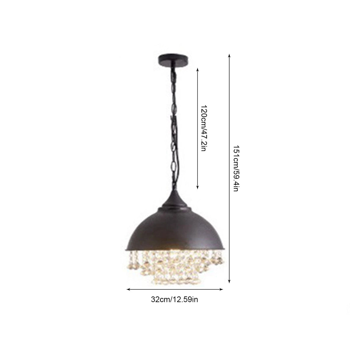 Rustic Industrial Chandelier Pendant Lighting Ceiling Fixture Lamp