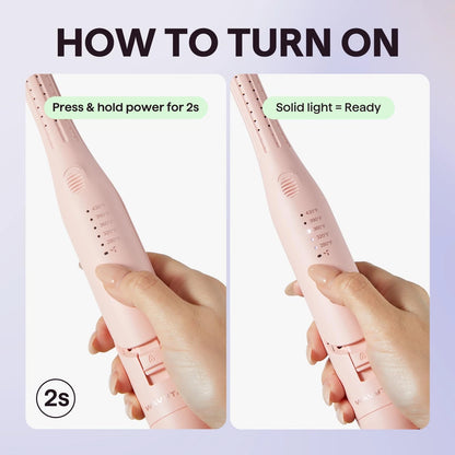 0.65" Pencil Flat Iron for Wavytalk (Cool Curl Styler, Pink)