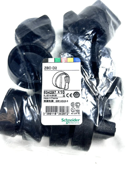 10X Rubber Black Switch ZBDD2 for Schneider Electric (834297)