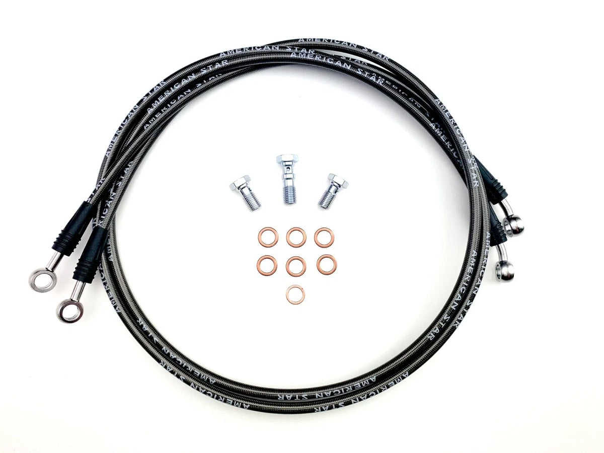 Brake Line Set for Yamaha YFZ450 (2004–2013) DOT Approved