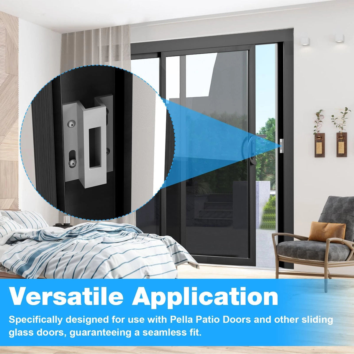 Sliding Door Keeper Hook Latch for Pella Micron 1200