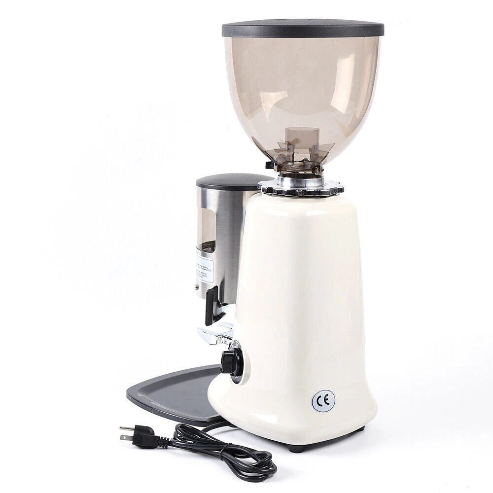 Commercial Coffee Grinder for Espresso Machines (1200g Hopper Capacity)