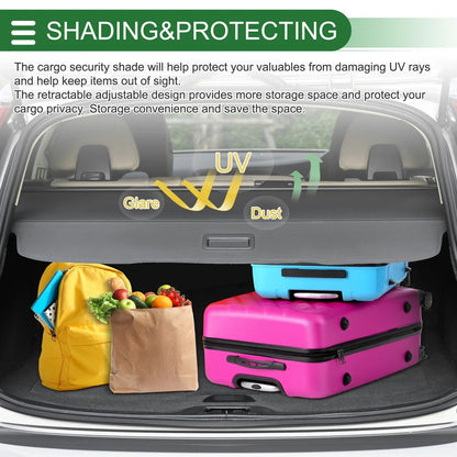 Car Trunk Retractable Cargo Cover for Chevrolet Equinox EV (2024-2025)