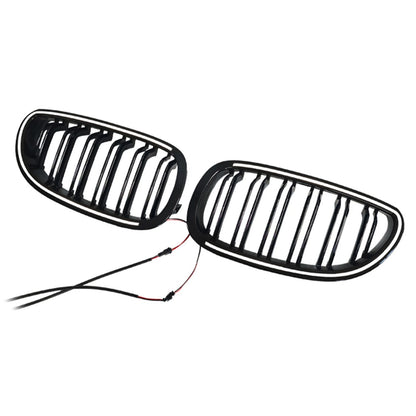 2X Glossy Black Front Sport Kidney Grille for BMW E60 E61 (2004–2009) Grille-294-A
