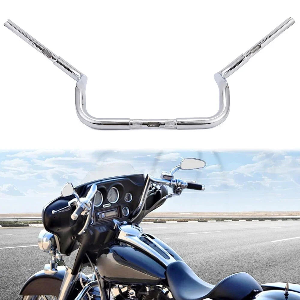 Chrome 12" Ape Meathook Handlebars for Harley Ultra Limited FLHTK (2010–2023)
