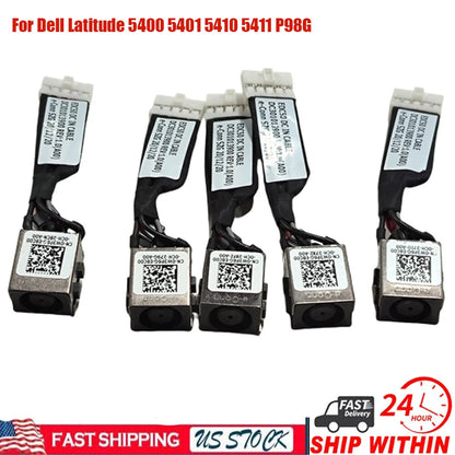 5PC DC Power Jack Charging Port Cable for Dell Latitude 5400 5410 5401 5411