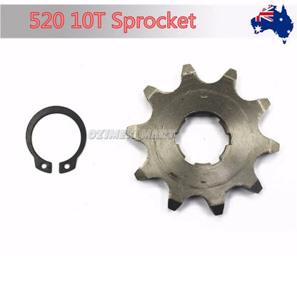 10T 20mm Front Sprocket Kit for Yamaha Dirt Bike ATV Quad (520 Chain)