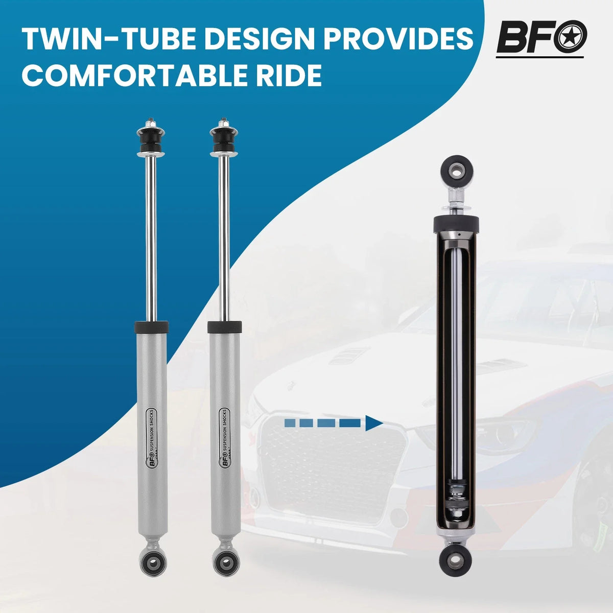 3-1/2" Suspension Lift Kit w/ Loaded Struts for Toyota Tacoma 4WD (2005–2023)