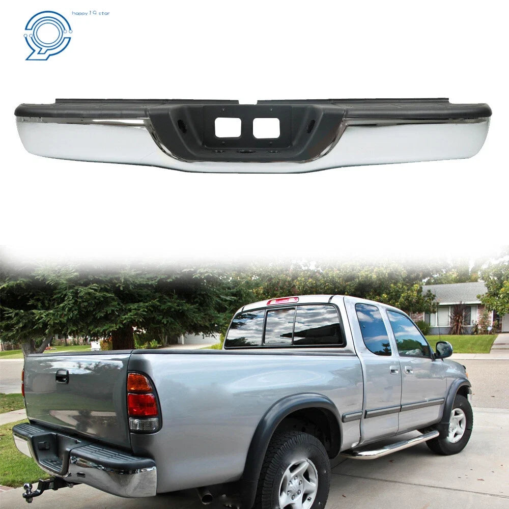 Chrome Rear Step Bumper for Toyota Tundra (2000–2006)