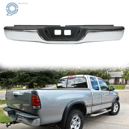Chrome Rear Step Bumper for Toyota Tundra (2000–2006)
