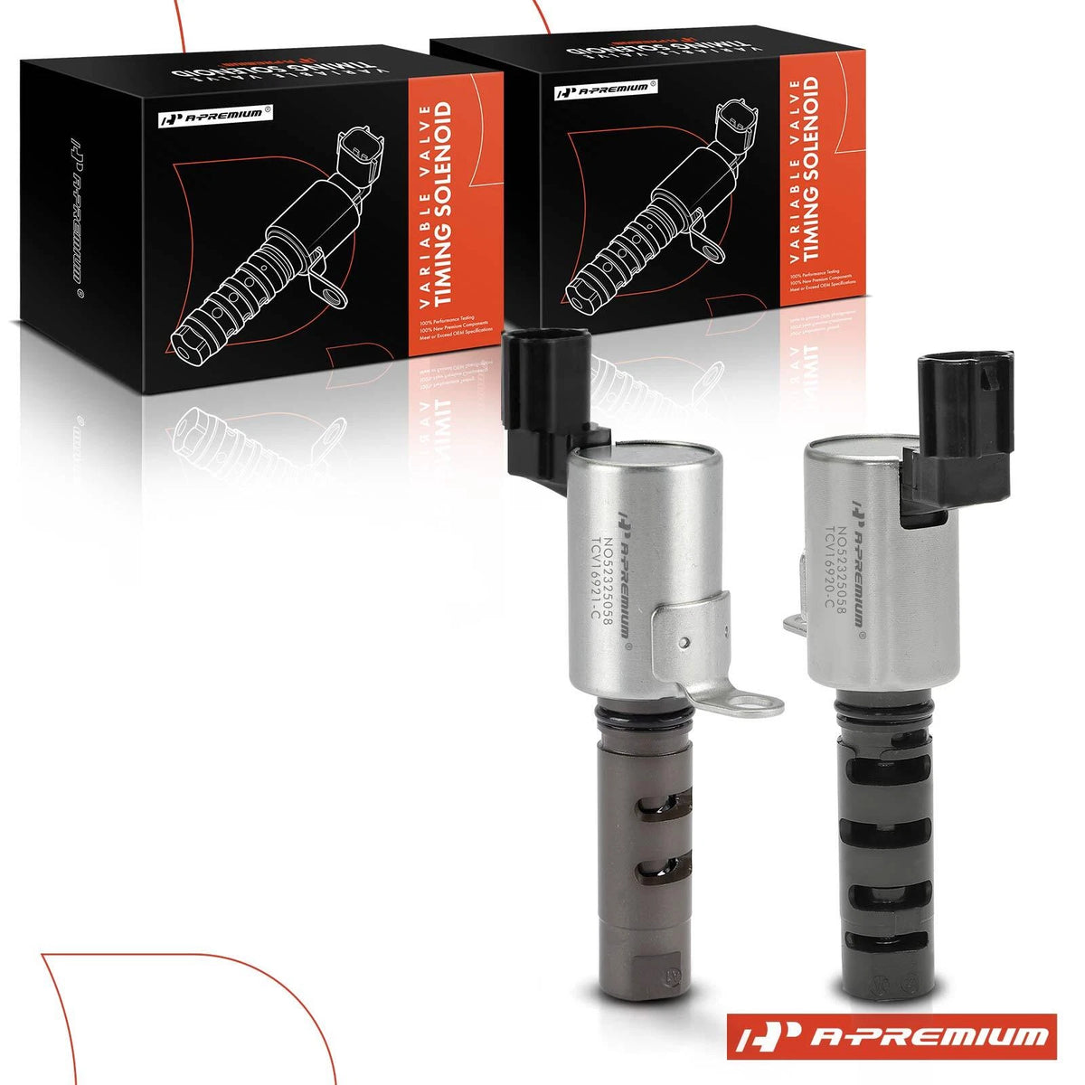 2X Exhaust Variable Valve Timing Solenoid for Subaru Legacy Outback (10921AA130, 10921AA120, 916-921, 916-920)