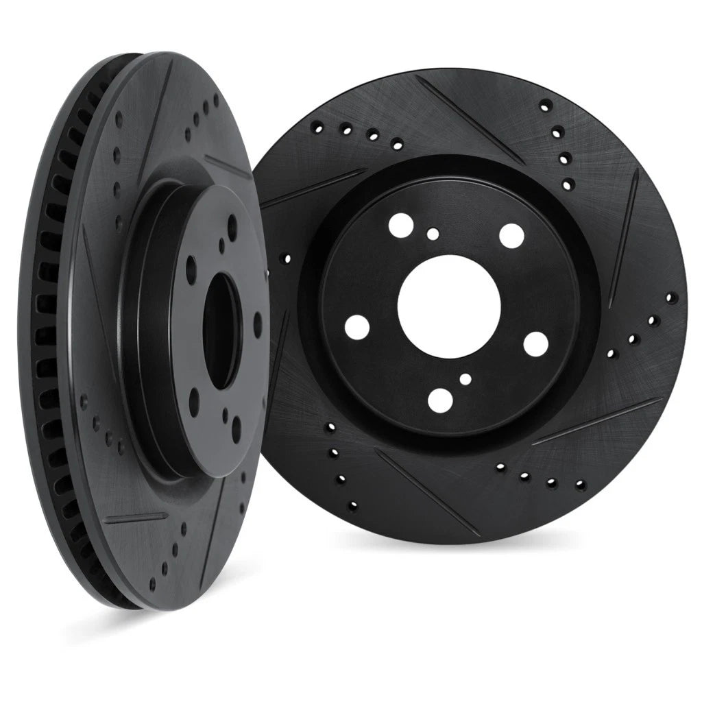 Rotor Set for Infiniti QX50 (2016–2017) | Drilled and Slotted | ALX-PAU-DF-8002-67007-CLA5