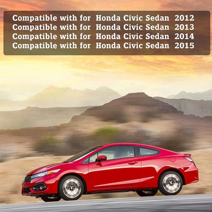 Splash Guards for Honda Civic Sedan (2012–2015) Front Rear 4-Piece
