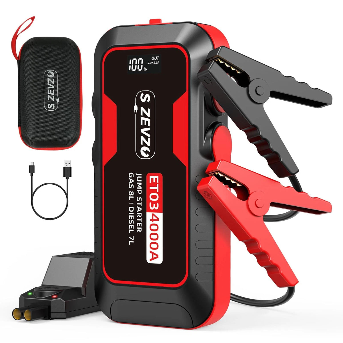 4000A Car Jump Starter for ET03