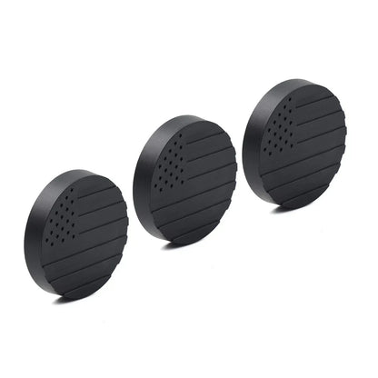 3X Lock Door Key Hole Socket Cover Trim Black for Jeep Wrangler TJ JK JL JT
