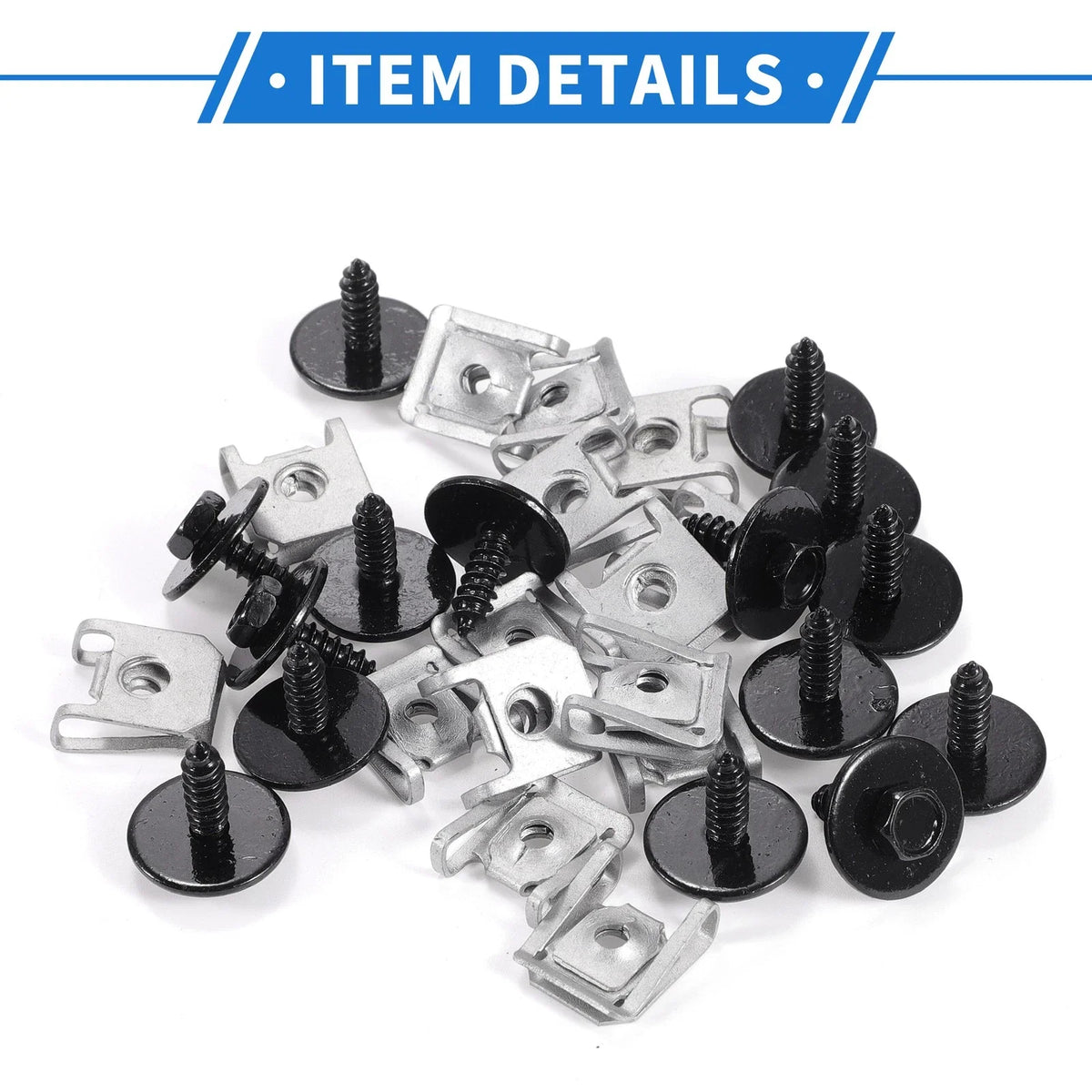Set Car Fender Liner Splash Shield Bumper Cover Screw for BMW 1 Series M (2011)