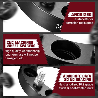 2" 6x5.5 Wheel Spacers for Toyota Tacoma 4Runner Tundra FJ Cruiser (12x1.5)