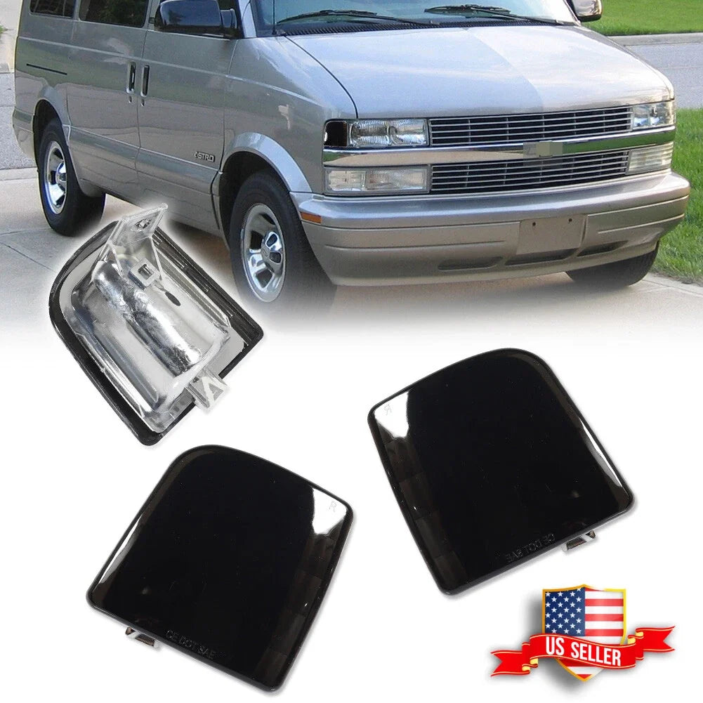 2X Smoked Black Lens Side Corner Lights for Chevrolet Astro GMC Safari (1995–2005)