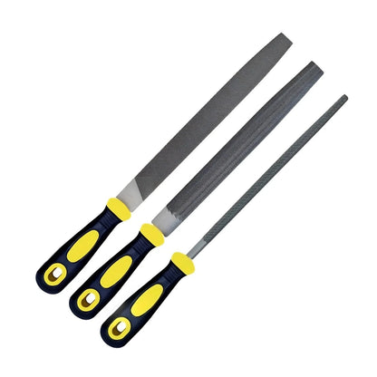 3 pcs Metal File Set for Professional Use (8-inch)