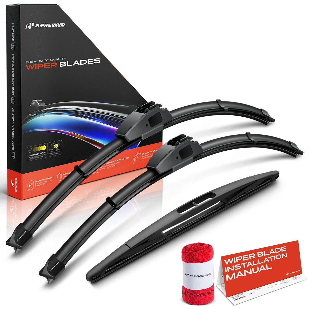 Set of 3 Wiper Blades for Chevrolet Tahoe Suburban (2000–2023)